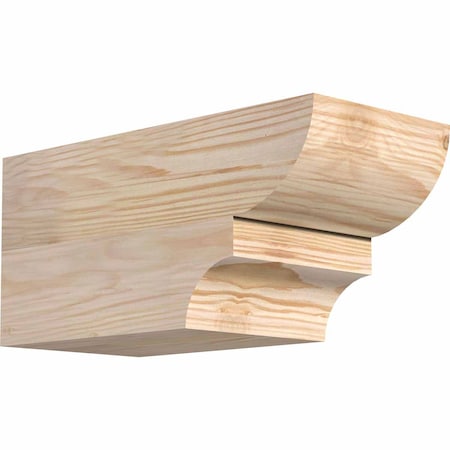 Ekena Millwork Ridgewood Smooth Rafter Tail, Douglas Fir, 5 1/2"W x 6"H x 12"L RFT06X06X12RID00SDF